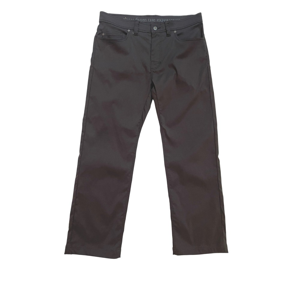 Prana Zion Slim‎ Fit Pants Mens 34x30 Gray Nylon Stretch Hiking Outdoor Gorpcore